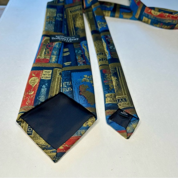 Vintage Oxford for Bodleian Library Classic Tie - Picture 5 of 7
